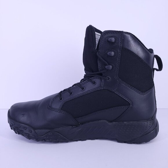 Under Armour Stellar Tactical Boots Mens 10 Black Combat Military - Picture 3 of 15
